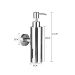 distributeur savon liquide mural or noir argent moderne minimaliste fixé vis sans logo