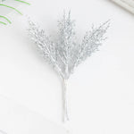 plumes séchées décoratives dorées argentées blanches rose pâle gris mariage fête maison rustique