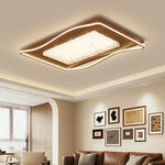 plafonnier moderne blanc doré cristaux effet glace craquelée éclairage led facile haute qualité