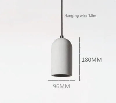 Suspension lumineuse moderne minimaliste texturée gris noir bleu rose blanc opacité câble noir LED