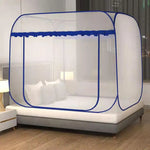 filet protection lit gris moderne pliable sans polyester coton durable voyage maison