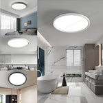 plafonnier led blanc moderne 12w 18w 24w 36w aimants intégrés câble électrique