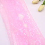 tulle rouge étoiles paillettes tulle violet coeurs nylon transparent décoratif 150cm événement mariage anniversaire