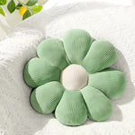 coussin décoratif rayures horizontales blanc rose bleu jaune vert moderne enfantin sofa litmassage