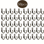 crochet mural moderne bronze vis 10pcs 20pcs 50pcs lisse opaque maison décoration