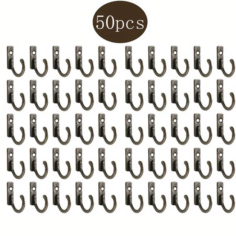 crochet mural moderne bronze vis 10pcs 20pcs 50pcs lisse opaque maison décoration