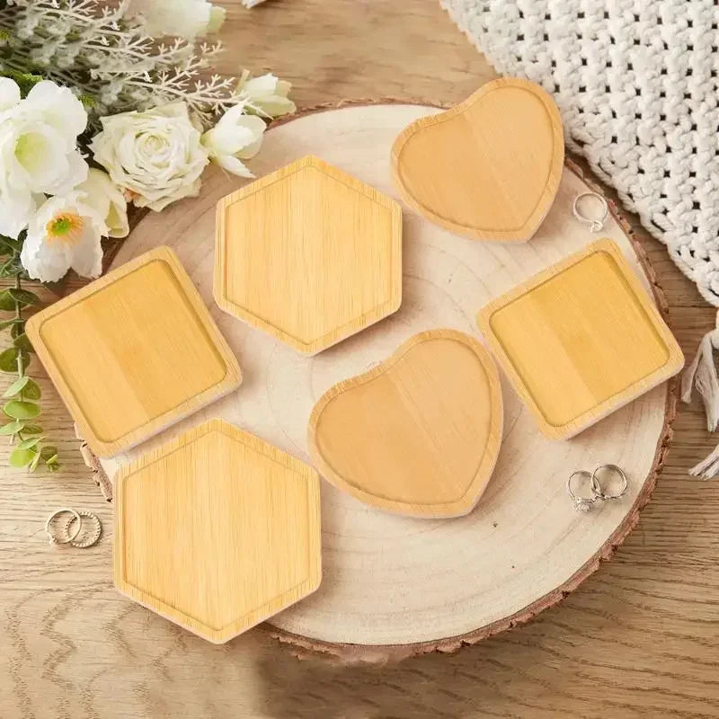 plateau bois clair rayures horizontales résistant chaleur minimaliste naturel sans fixation