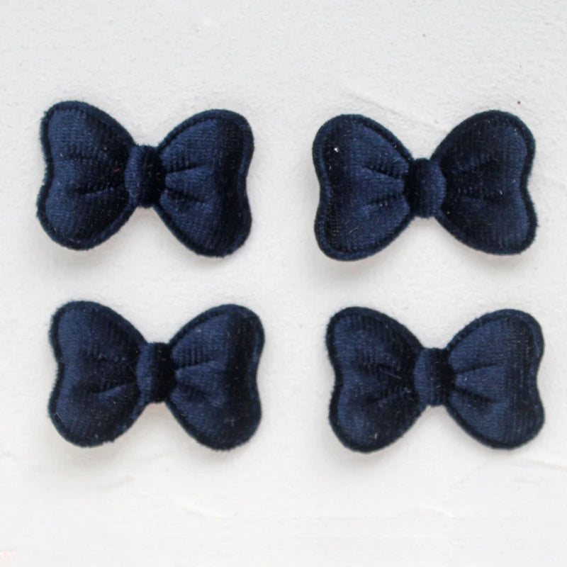 rubans forme nœud velours rouge beige rose pâle bordeaux marron classiques bijoux cheveux DIY
