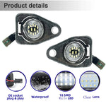 lampe plaque immatriculation noire moderne connecteur usb 12v 2400lumens 3w 50000hrous