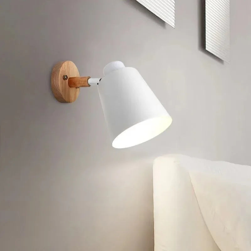 lampe murale moderne minimaliste led vert blanc noir contemporaine fixée vis