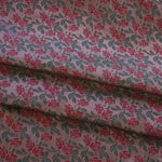 tissu imprimé floral rose rouge vintage largeur 165cm idéal couture décoration vêtements accessoires
