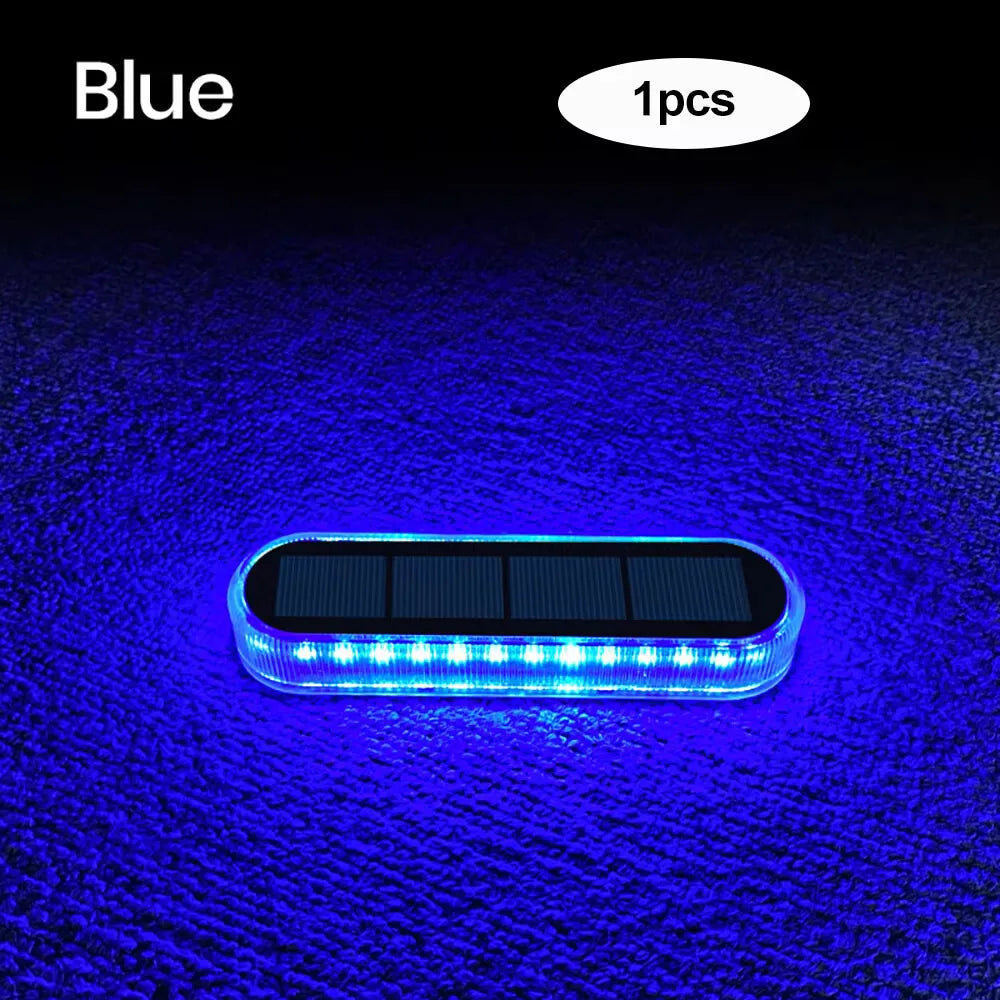 éclairage solaire moderne bleu adhésif ip68 extérieur anti pressure led