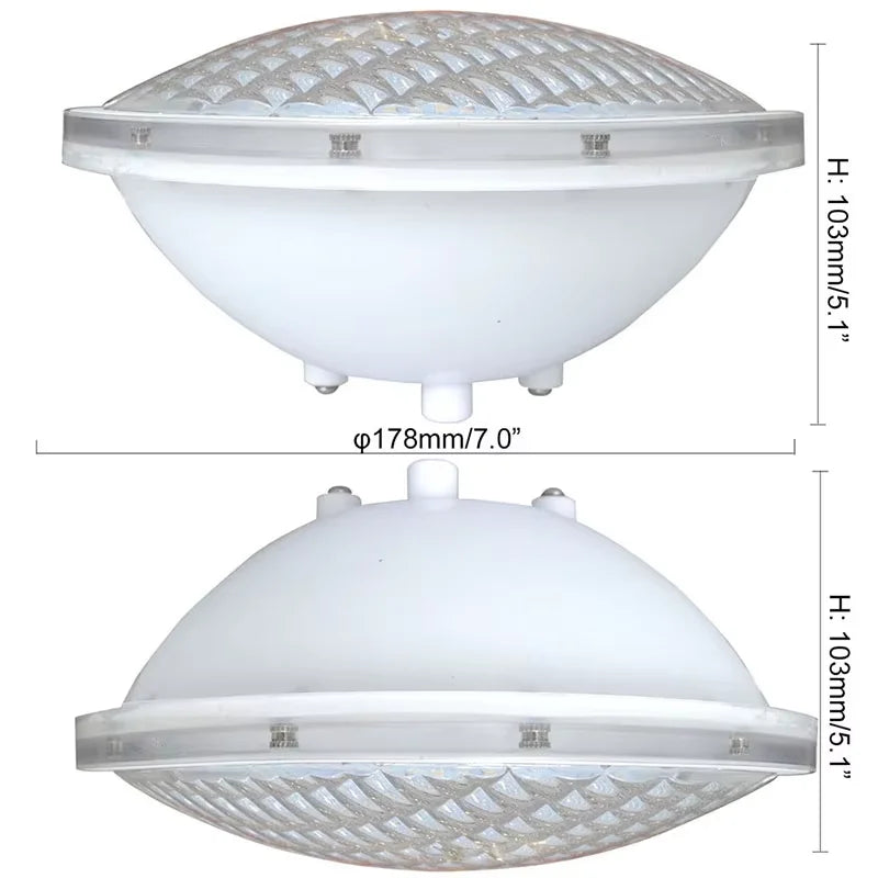 lampe led sousmarine ip68 rgb piscine 12v 18w 25w 35w 45w moderne