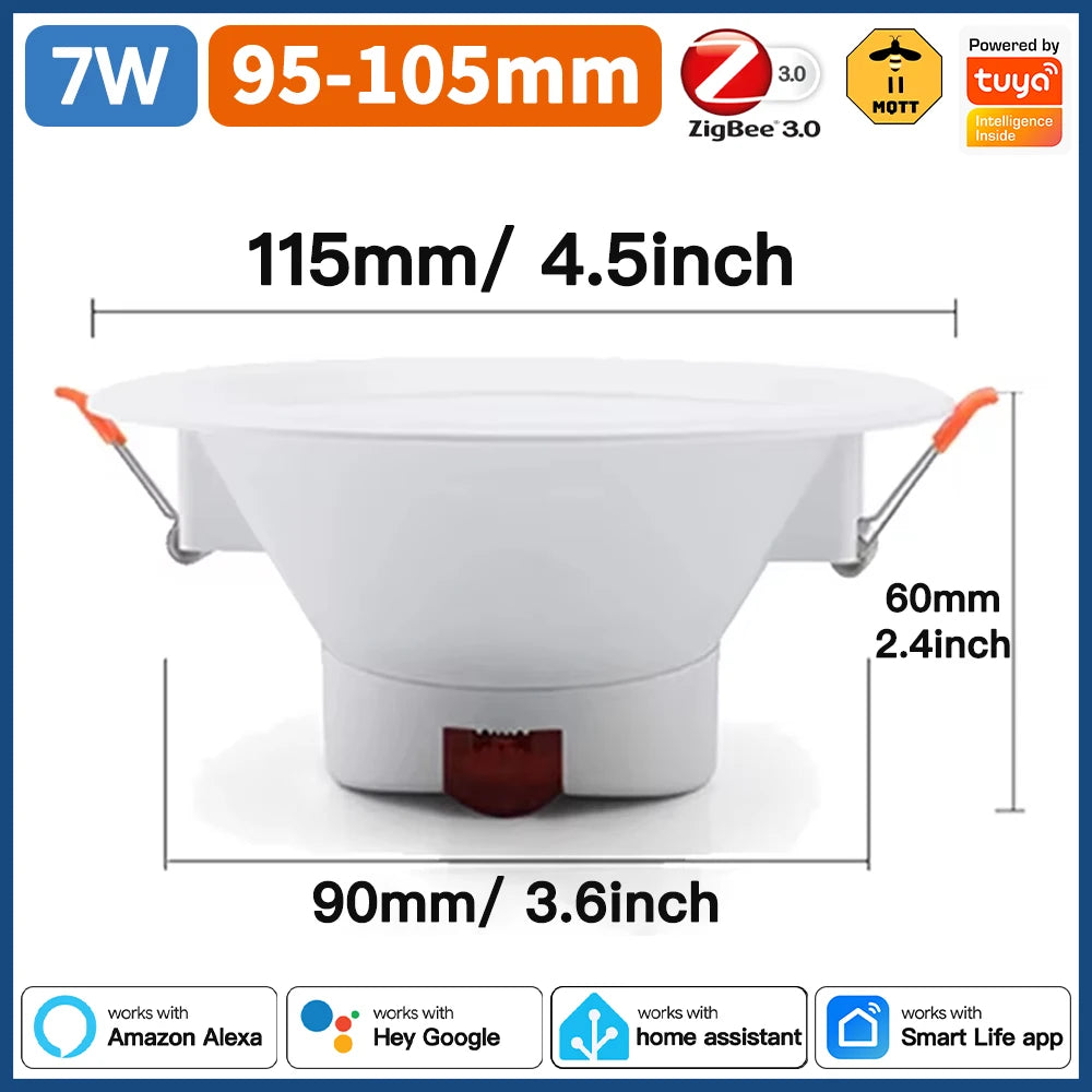 Spot LED intelligent 16 millions couleurs RGB CW compatible Alexa Google