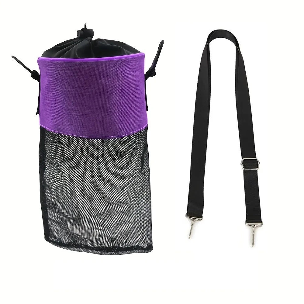 sac pinces réutilisable oxford cloth gris violet vert maille doublure adjustable pratique portableextérieur