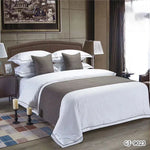 taies d'oreiller solides modernes 2pc polyester coton rouge blanc chambre coucher lit mariage hôtelDecorationSalleDeBain