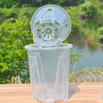 pots fleurs transparents perforations drainage amélioré moderne maison jardin