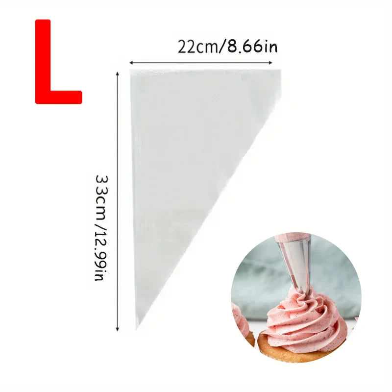 sacs pâtisserie jetables beige texture rugueuse aiguille conique respectueux environnement 100 pièces