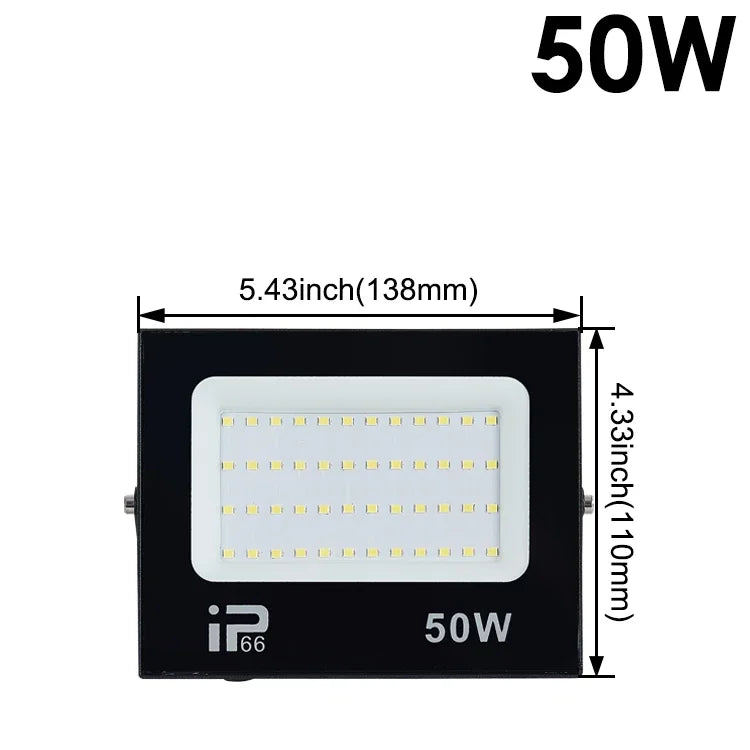 projecteurs led exterieurs modernes 100w 150w 200w ip65 garage sport rue