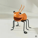 figurines insectes rouge vert bleu orange clips métal brillance artisanal jardin intérieur extérieur