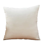 housse coussin carrée velours uni canapé salon décoration maison 45x45cm