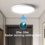 Lampe radar 20w 30w blanc moderne facile interrupteur tactile led étanche ip65