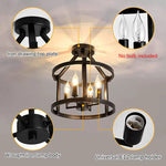 lampe industrielle noir barres horizontales fer forgé éclairage cuisine salon