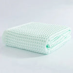 serviettes bain coton carreaux rose clair moderne absorbantes toilette Jaune Marron Bleu Vert
