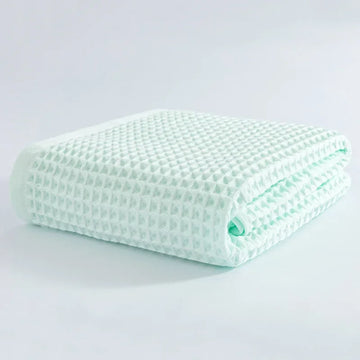 serviettes bain coton carreaux rose clair moderne absorbantes toilette Jaune Marron Bleu Vert