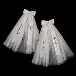 accessoires mariage voile tulle satin blanc bohème chapeau paille lunettes volants