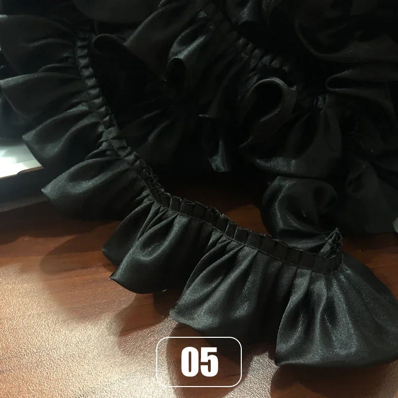 rubans satinés plissés couleurs vives classiques cheveux décontractés élégants mariage artisanat