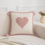 taies d'oreiller géométriques rose clair lit maison douces texturées non toxiques respectueux environnement adhésives