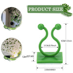 supports murals adhésifs auto agrippants plantes vert simples modernes intérieur 100pcs