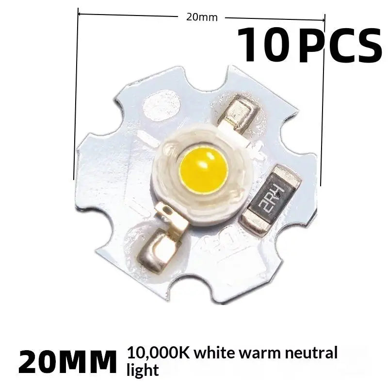 ampoules led 1w 3w 5v 12v blanc chaud circulaires modernes 16mm 20mm