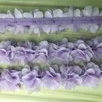 tissu dentelle fleurs ruban décor festif opac opaque organza écolo soluble gros
