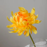 fleurs artificielles chrysanthèmes soie rouge rose bleu blanc jaune décoration intérieure mariage anniversaire minimaliste