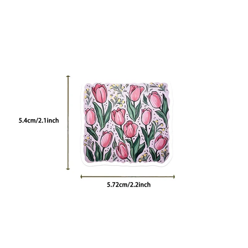 stickers pvc animaux fruits fleurs adhésifs scrapbooking décoration papeterie école divers motifs pack 10pcs