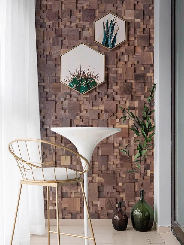 Mosaïque hexagonale 3D noir pour fond télévision