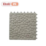 tapis sol antidérapant cailloux gris blanc moderne 30cm 30cm clips geometrique