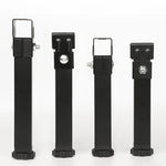 supports pied lit métal fer noir vis serrage industriel meubles réglables hauteur ajustable fond
