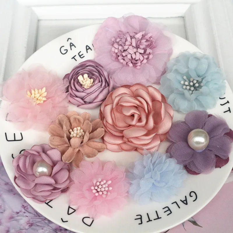 décoration intérieure fleurs artificielles violet bleu gris rose tissu romantique occasion mariage anniversaire
