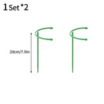 supports plante plastique vert moderne clips orchidées roses 12 sets 18 sets 24 sets