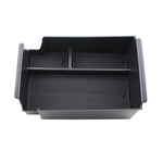 organisateur console centrale noir boîte rangement abs lumière plateaux amoviblesintérieur lisse moderne utilitaire
