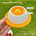 bol nourriture chat blanc jaune vert moderne fun rond lisse sans fixation interactive friandise