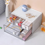 Boîte de rangement transparente avec multi-grilles pour stylos et accessoires