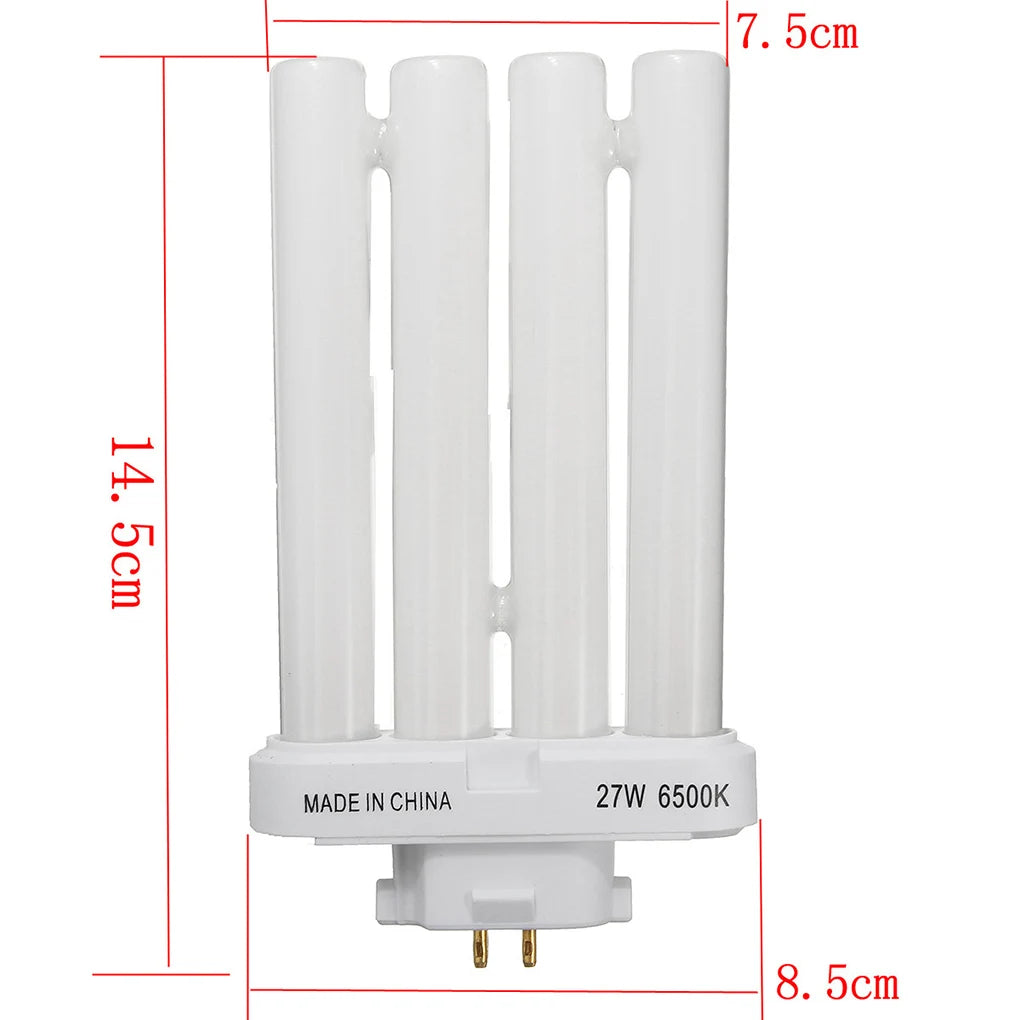 ampoule fluorescente compacte 27w blanc doré industrielle tubes opaques 220v 6500k