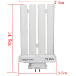 ampoule fluorescente compacte 27w blanc doré industrielle tubes opaques 220v 6500k