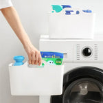 organisateur rangement blanc moderne poignées compartiments respectueux environnement utilisation multiple rangement stockage transparent fonctionnel