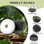 lanterne portable solaire guirlande led multicolore camping extérieur arboré noëlextérieur pluieusb rechargeableled multicolore