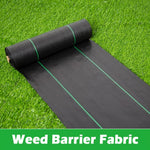 barrière anti herbes tissu noir maille fine 1000cm large résistant moderne clips inclusion lignes
